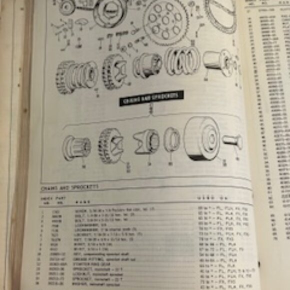 1941-1978 AMF/Harley Davidson Parts Catalog Issued Oct.1977 - Picture 7 of 13